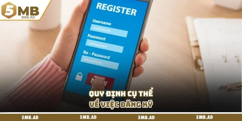 Quy định cụ thể về việc đăng ký