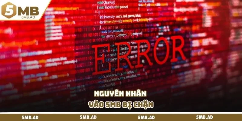 Nguyên nhân vào 5MB bị chặn